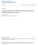 A Practical Scale for MultiFaceted Organizational Health Climate Assessment 2012