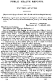 Public health reports  v 19 no 34 August 19 1904