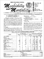 Morbidity and Mortality Weekly Report Vol 20 No 50 week ending December 18 1971