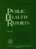 Public Health Reports  v 78  no 5  cover