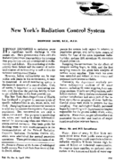 New Yorks radiation control system