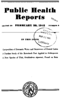 Public Health Reports  v 56 no 9  cover