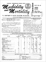 Morbidity and Mortality Weekly Report Vol 16 No 43 week ending October 28 1967