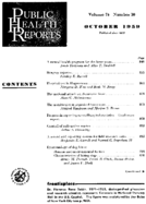 Public Health Rep v 77 no 10  table of contents