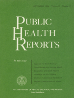 Public Health Report  v 71 no 11  cover