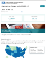 Coronavirus disease COVID19 cases in the US updated on August 5 2020