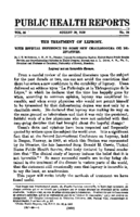 Public Health Reports  V 35 No 34 August 20 1920