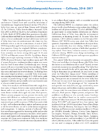 Valley Fever Coccidioidomycosis Awareness  California 20162017