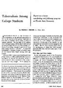 Tuberculosis Among College Students