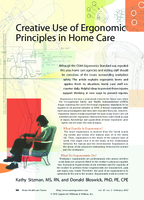 Creative use of ergonomic principles in home care