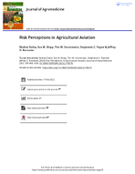 Risk Perceptions in Agricultural Aviation