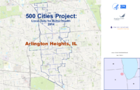 500 Cities Project Local Data for Better Health 2014 Arlington Heights IL