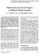 State grants for local projects in chronic illness control
