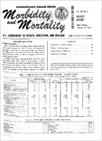 Morbidity and Mortality Weekly Report Vol 14 No 2 week ending January 16 1965