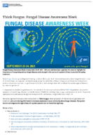 Fungal Disease Awareness Week September 2024 2021