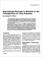 Macrophage damage in relation to the pathogenesis of lung diseases