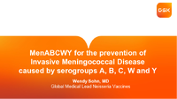 MenABCWY for the prevention of Invasive Meningococcal Disease caused by serogroups A B C W and Y