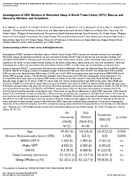 Investigation of EEG Markers of Disturbed Sleep in World Trade Center WTC Rescue and Recovery Workers and Volunteers