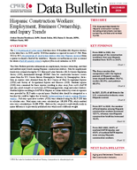 Hispanic Construction Workers Employment Business Ownership and Injury Trends
