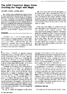 The AIDS prevention magic show avoiding the tragic with magic