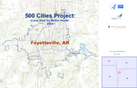 500 Cities Project Local Data for Better Health 2014 Fayetteville AR