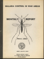 Malaria Control in War Areas monthly report  March 1943