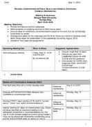 National Conversation on Public Health and Chemical Exposures Chemical Emergencies Meeting 5 Summary Morgan State University Portage Bldg April 1920 2010 Draft