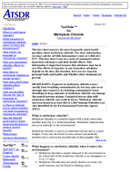 ToxFAQs for methylene chloride cloruro de metileno  CAS75092