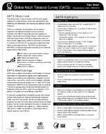 20092010 India  Uttarakhand Global Adult Tobacco Survey GATS Fact Sheet