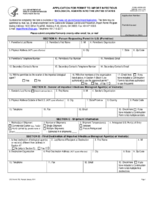Application for permit to import infectious biological agents into the United States