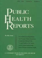 Public health reports  v 73 no 4  cover