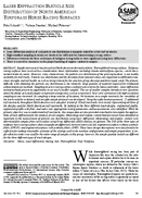 Laser Diffraction Particle Size Distribution of North American Turfgrass Horse Racing Surfaces