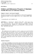 Oxidative and Inflammatory Properties of Aluminum Possible Relevance in Alzheimers Disease