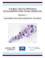 A Public Health Approach to Alzheimers and Other Dementias 2017 Module 2 Alzheimers and Other Dementiasthe Basics