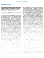 Notes from the Field Infections After Receipt of Bacterially Contaminated Umbilical Cord BloodDerived Stem Cell Products for Other Than Hematopoietic or Immunologic Reconstitution  United States 2018