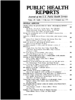 Public Health Rep  v 109 no 3  table of contents