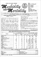 Morbidity and Mortality Weekly Report Vol 19 No 41 week ending October 17 1970