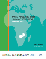 Zambia PopulationBased HIV Impact Assessment ZAMPHIA 2016 Final Report