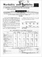 Morbidity and Mortality Weekly Report Vol 13 No 31 for Release August 7 1964