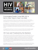 HIV Treatment Works 2page handout