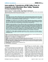 Interepidemic Transmission of Rift Valley Fever in Livestock in the Kilombero River Valley Tanzania A CrossSectional Survey