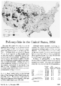 Poliomyelitis in the United States 1954