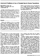 AreaLevel Predictors Of Use Of Prenatal Care In Diverse Populations