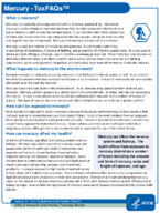 Mercury  ToxFAQs