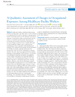 A Qualitative Assessment of Changes in Occupational Exposures Among Healthcare Facility Workers