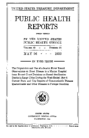 Public Health Reports  v 48 no 21  cover