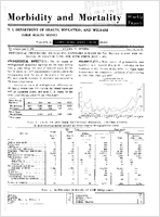 Morbidity and Mortality Weekly Report Vol 12 No 22 for Release June 7 1963