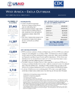 West Africa  Ebola Outbreak Fact Sheet 36 Fiscal Year FY 2015