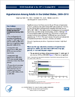 Hypertension Among Adults in the United States 20092010
