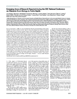 Emerging areas of research reported during the CDC National Conference on Pfiesteria from biology to public health